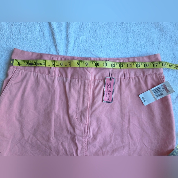 Vineyard Vines Pink Cotton Twill Skirt NWT – Size 12 - Picture 4 of 8